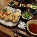天ぷらで和食の献立　と　クルクマの花♪