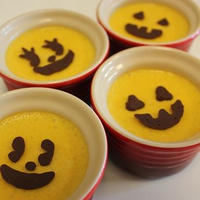 ハロウィン仕様のパンプキンムース