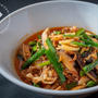 にんにくたっぷり♪辛味噌スープの刀削麺のレシピ・作り方