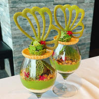 抹茶パフェ♡Bella Dining Cafe  ×  京都清水　一芳園