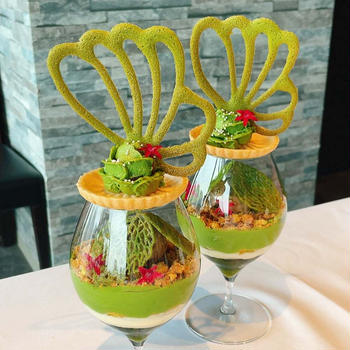 抹茶パフェ♡Bella Dining Cafe  ×  京都清水　一芳園