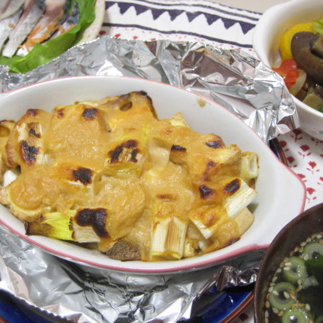 昨日の夕飯(5/10)：和風グラタン他