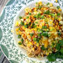 Corn Pasta with Burnt Soy Butter焦がしバター醤油でコーンのパスタ