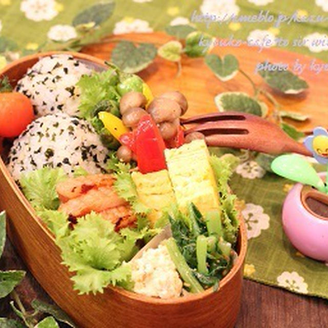 カフェ弁当☆ベーコンソテー弁当