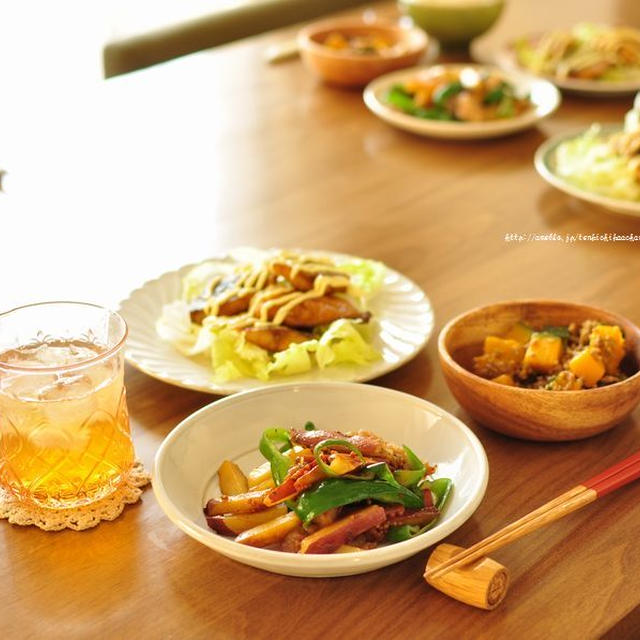 食欲アップ大作戦の週末3日間の晩ごはんと、ららぽーと料理教室でした(*´∀｀*)