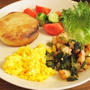野菜まんの具の残りモーニング