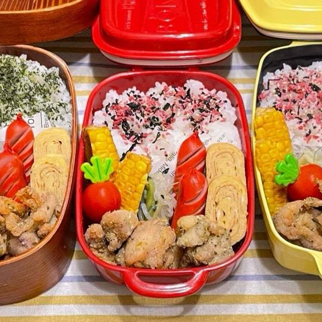 【お弁当】12月3日＊みんな大好き海苔塩唐揚げ♩♩♩