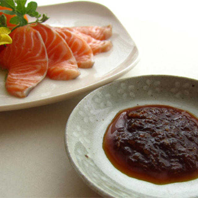 おろしたまねぎとおろししょうがの香味醤油だれ