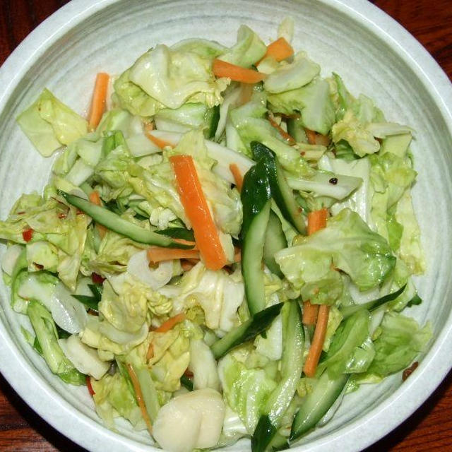 今日も野菜中心メニュー