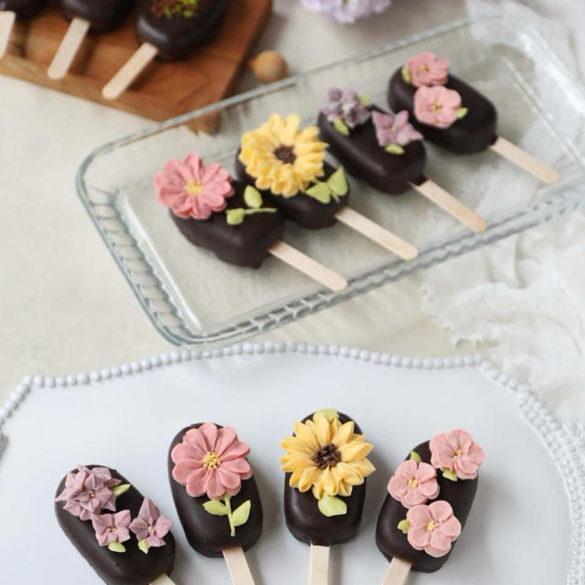 【レポ】花チョコポップシクル