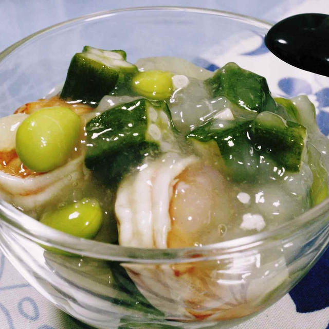 ★冬瓜と枝豆の冷やし餡★