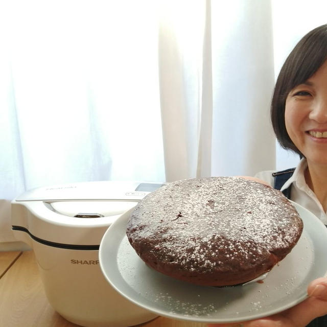 チョコレートケーキ（ホットケーキミックス使用）の簡単な作り方【美味しいホットクック お菓子のレシピ】