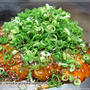 唐辛子麵入りお好み焼き☆五エ門（ごえもん）広島空港ランチ