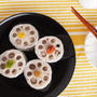 れんこん豚つくねのレンジ蒸し