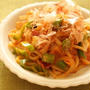 キムチとオクラの焼きうどん＆リベンジ！塩麹