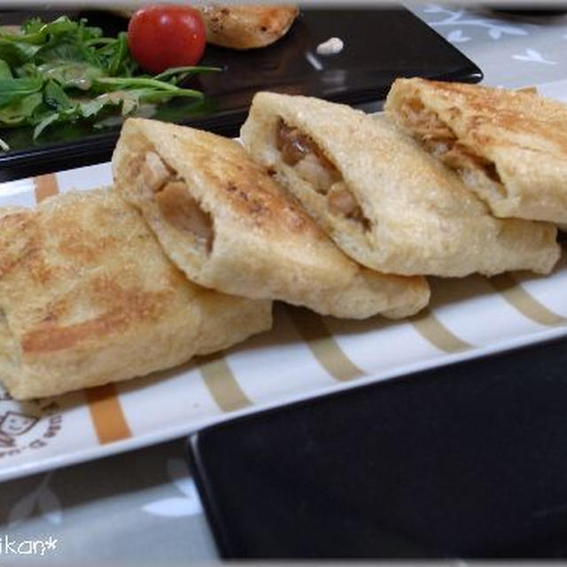 納豆とツナの袋焼き★