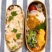 20250507鮭の混ぜご飯弁当