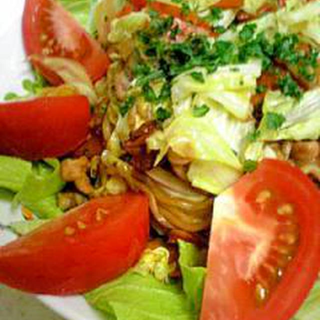 おしゃれな焼そば♪野菜三昧☆にんにく風味de焼そばサラダ
