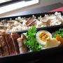 今日のお弁当　-まつたけご飯善-