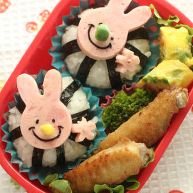 必見。超簡単うさぎちゃん弁当?あ。やべぇ寝坊した時編?