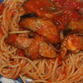 10月17日　　なすの トマトソースパスタ