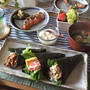 三種の海苔巻きde朝ごはん♪…うち、嫌い。