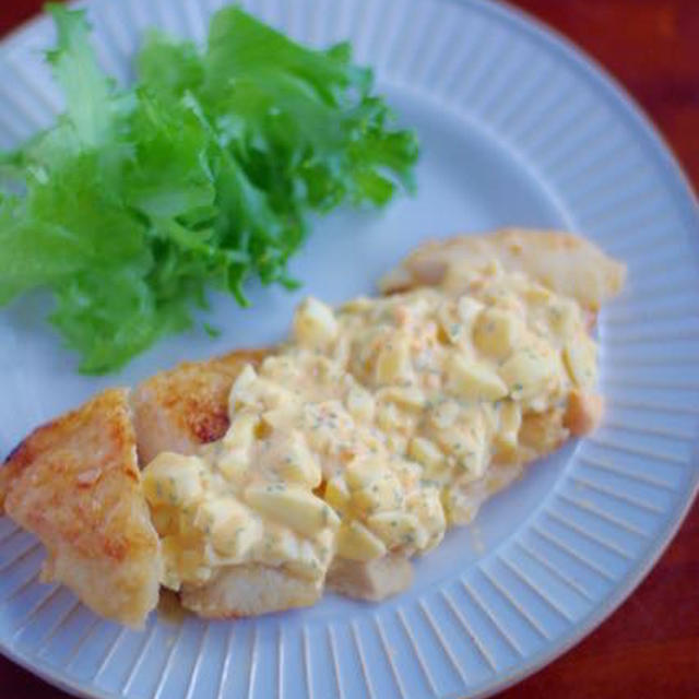 揚げずにおいしい♡鶏むね肉のチキン南蛮
