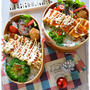 クリスマスリースとお好み焼き弁当～JK＆JCのおべんとう♪