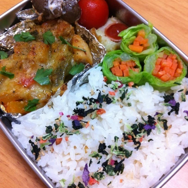 ラタトゥイユのチーズ焼弁当