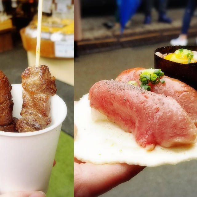 【岐阜県旅行①】 飛騨高山古い町並 食べ歩き * こって牛 飛騨牛寿司 * じゅげむ 飛騨牛串 * 飛騨高山土産