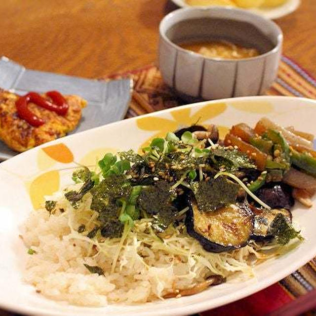 オーディション結果！野菜しかなかったので、野菜丼