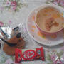 ☆桜茶と八ッ橋ラスク＆八ッ橋 kitkat ☆