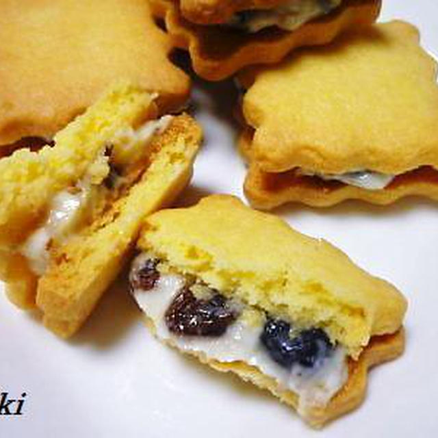 レーズンバターサンドクッキー☆