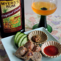 マイヤーズサワーでウチ飲み☆つまみは手作りソーセージ♪