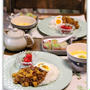 さつまいものドライカレー&にんじんのコーンポタージュスープ