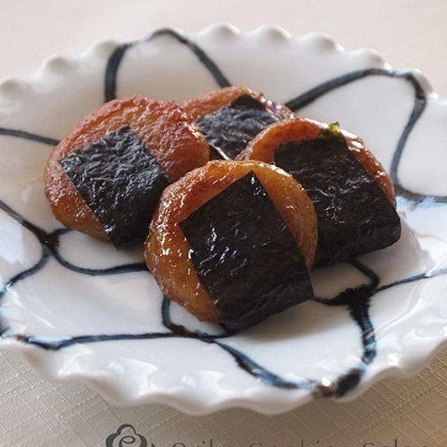 バター風味のじゃがいもの磯辺焼き（サラダ油でもいいよ）