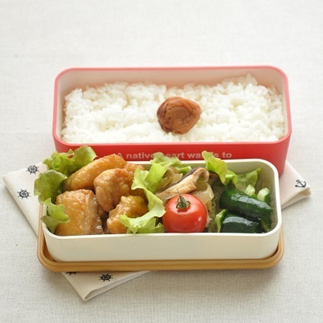 節約＊時短　照り焼きチキン弁当