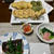 野菜の天ぷらと失敗した鯖の塩麹焼きの夕食