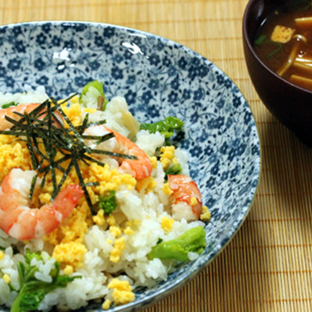 菜の花ちらし寿司