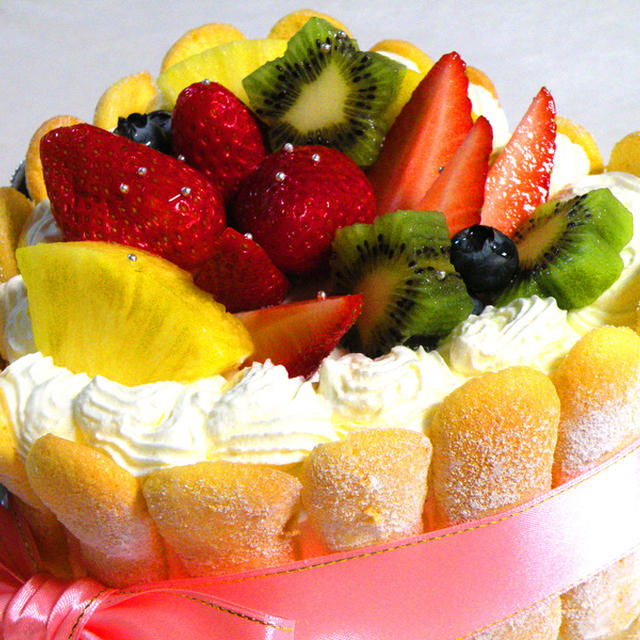 女の子向けの誕生日ケーキ
