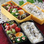 夏の終わりを告げる声　　☆　スパム弁当　・　塩麹漬けローストチキン♪