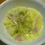キャベツと魚肉ソーセージのグラタン風