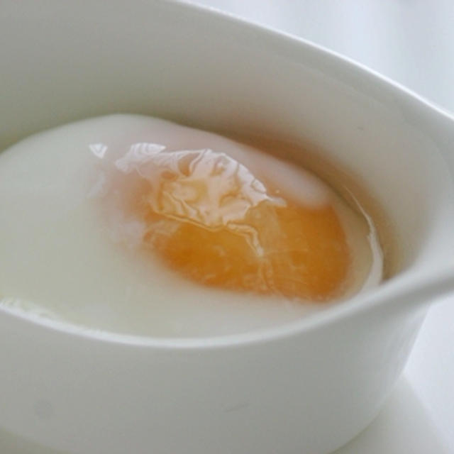 レンジで１分！温泉玉子