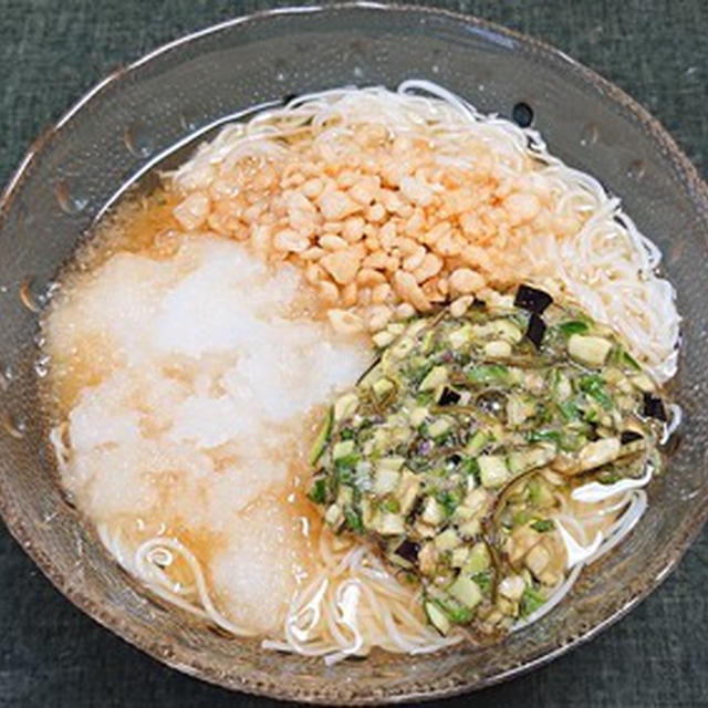 山形のだしと大根おろしのぶっかけそうめん