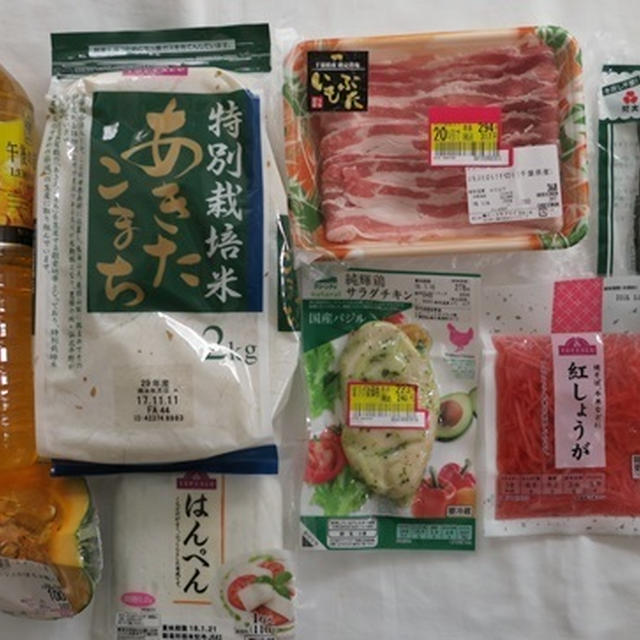 1/15（月）の買い物と食事