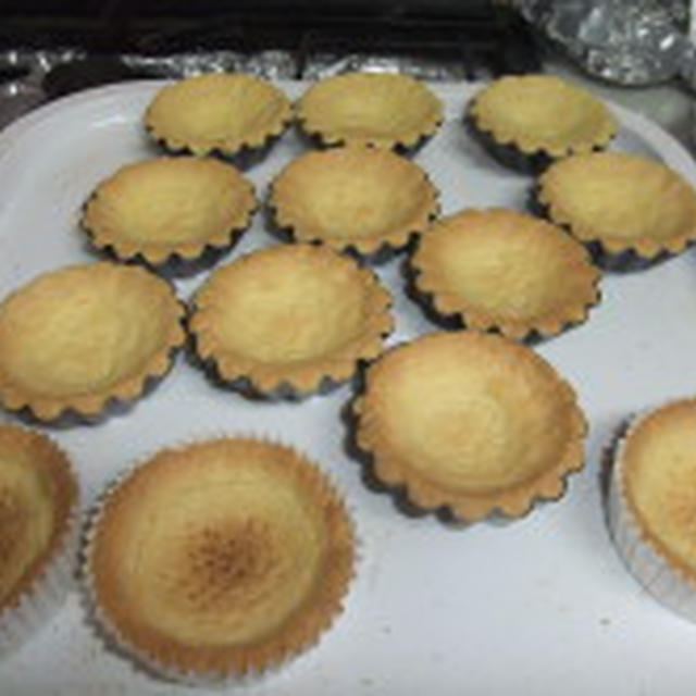 ３ナイ。タルト生地を使ってバナナタルトを作りました＾＾