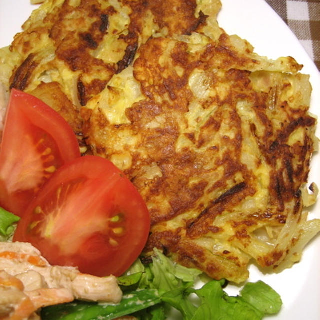 ツナポテオニオンのカレー風味ピカタ