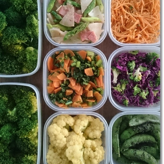 今週の常備菜☆春色ハニマ和えのレシピと離乳食のストック