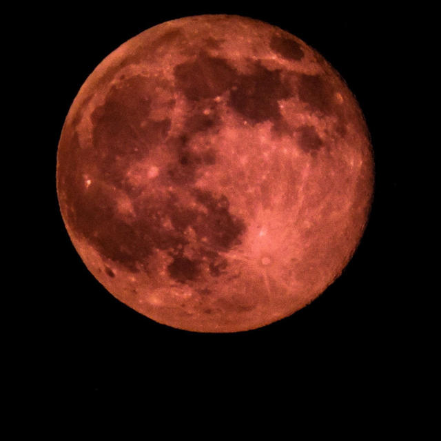 今日は年一度の赤い満月の日だよぉ〜ストロベリームーン6月の赤い満月