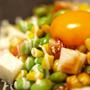 枝豆のユッケサラダ風